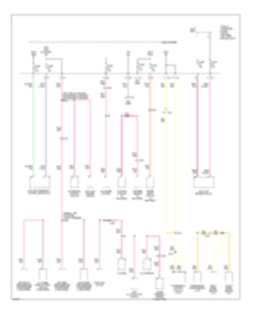 Power Distribution Wiring Diagram (3 of 3) for Jeep Compass Limited 2012