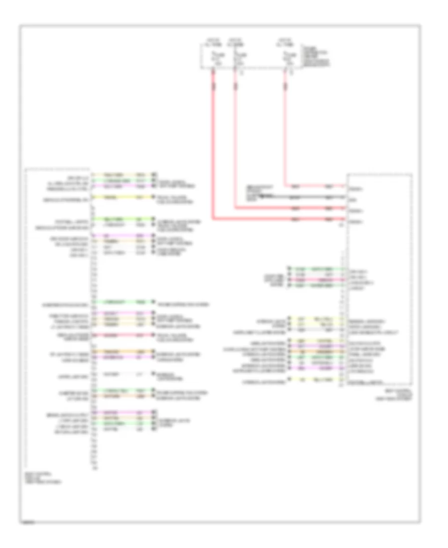 Body Control Modules Wiring Diagram 2 of 2 for Jeep Grand Cherokee Limited 2014