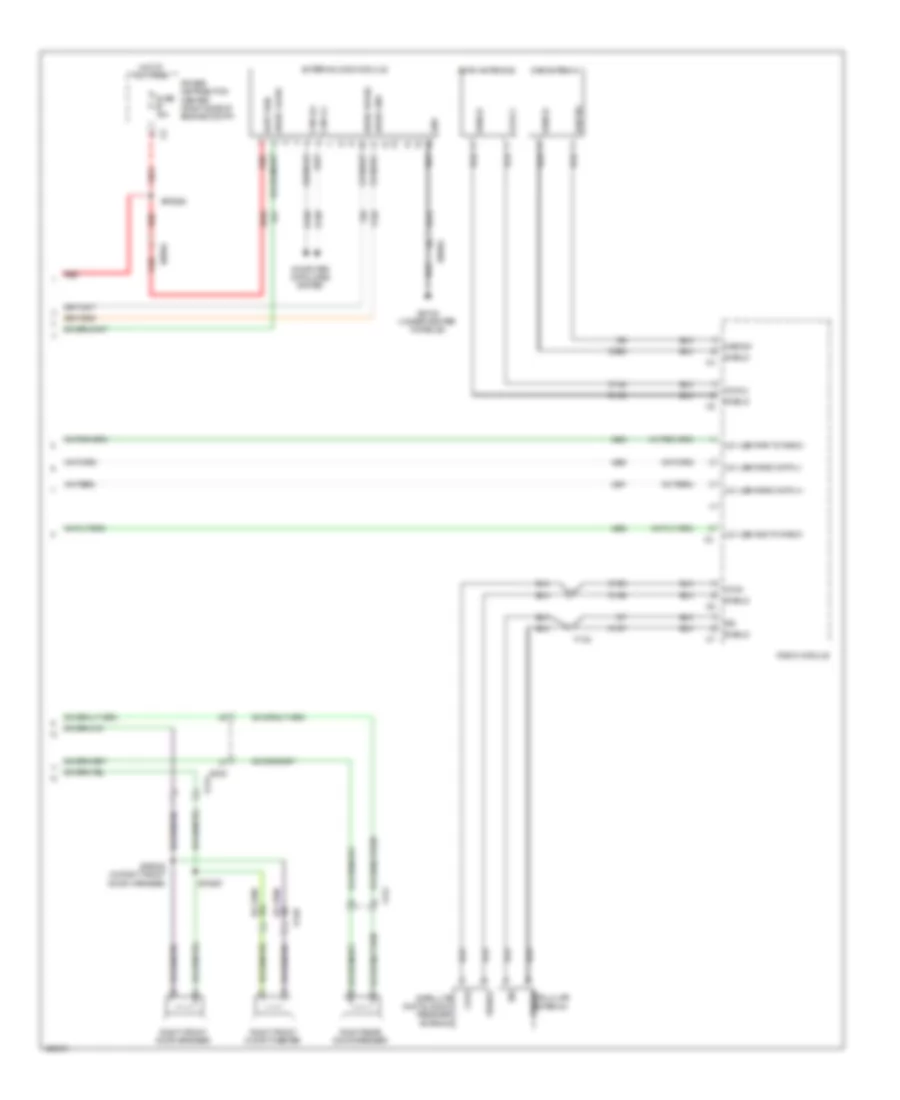 Radio Wiring Diagram, Base (2 of 2) for Jeep Grand Cherokee Limited 2014