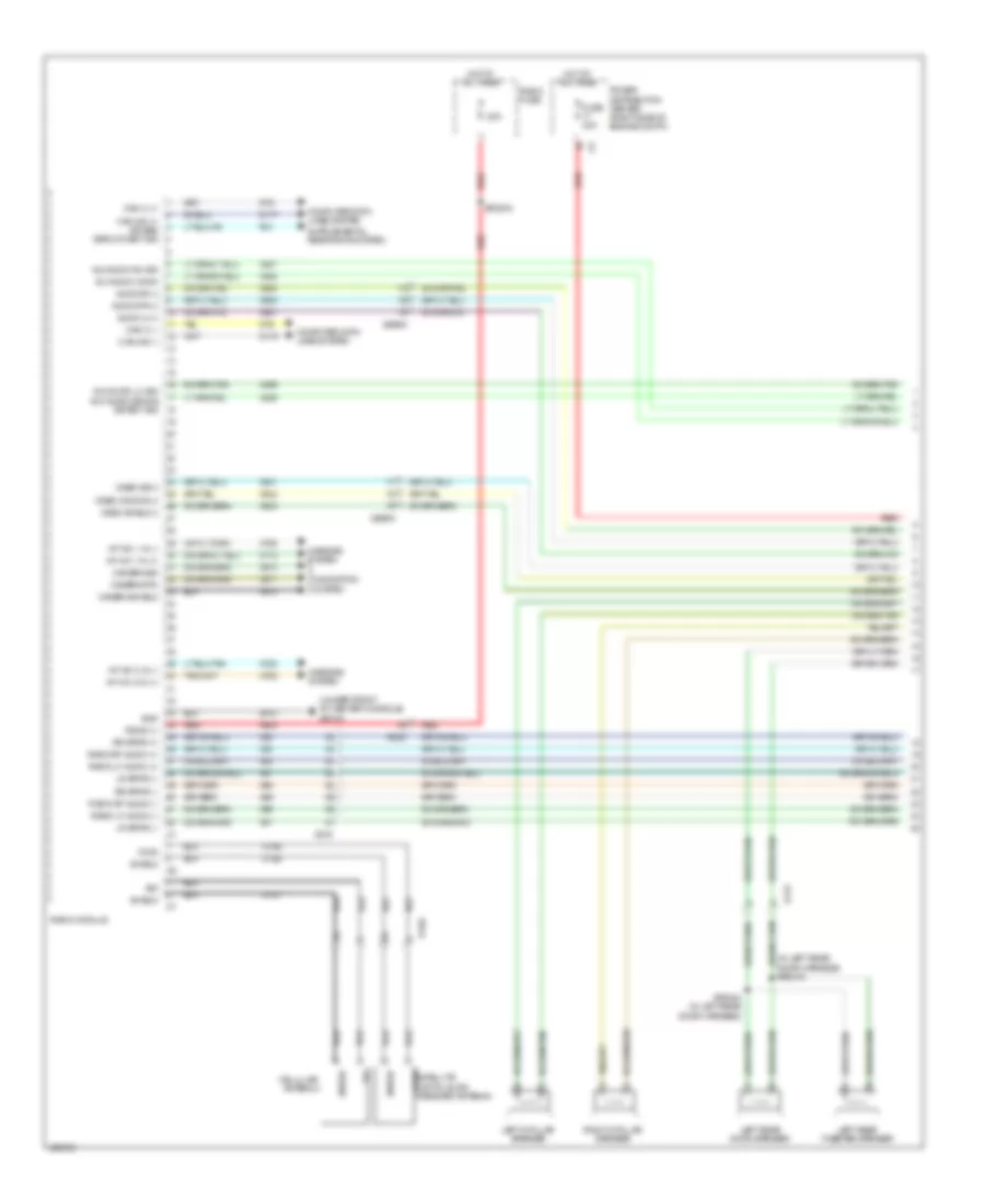 Radio Wiring Diagram, Premium 2 (1 of 4) for Jeep Grand Cherokee Limited 2014