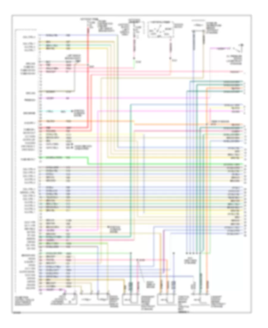 4.7L, Engine Performance Wiring Diagram (1 of 6) for Jeep Commander Limited 2007