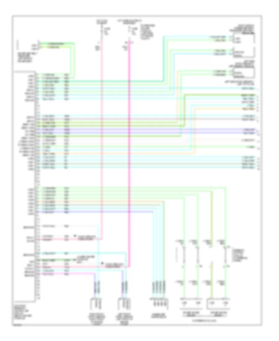 Supplemental Restraints Wiring Diagram 1 of 2 for Jeep Commander Limited 2007