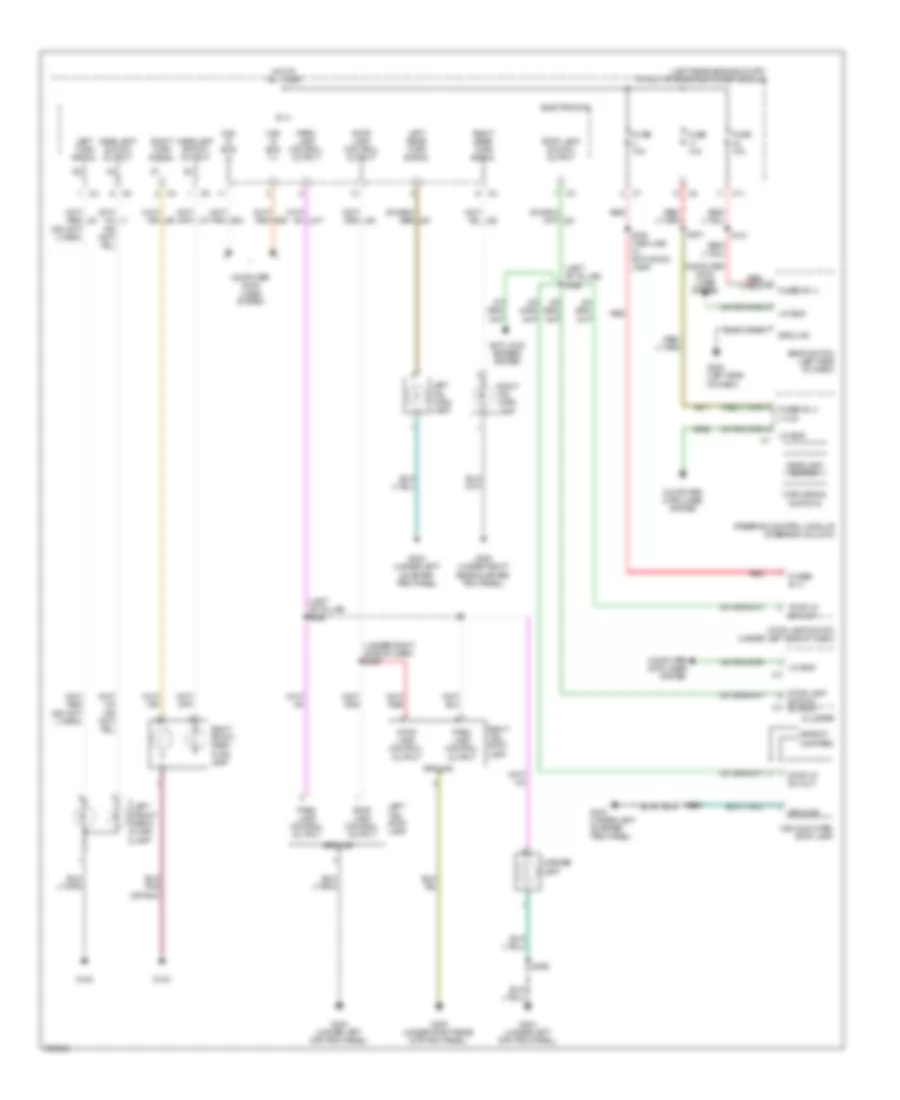 Exterior Lamps Wiring Diagram for Jeep Patriot Sport 2009