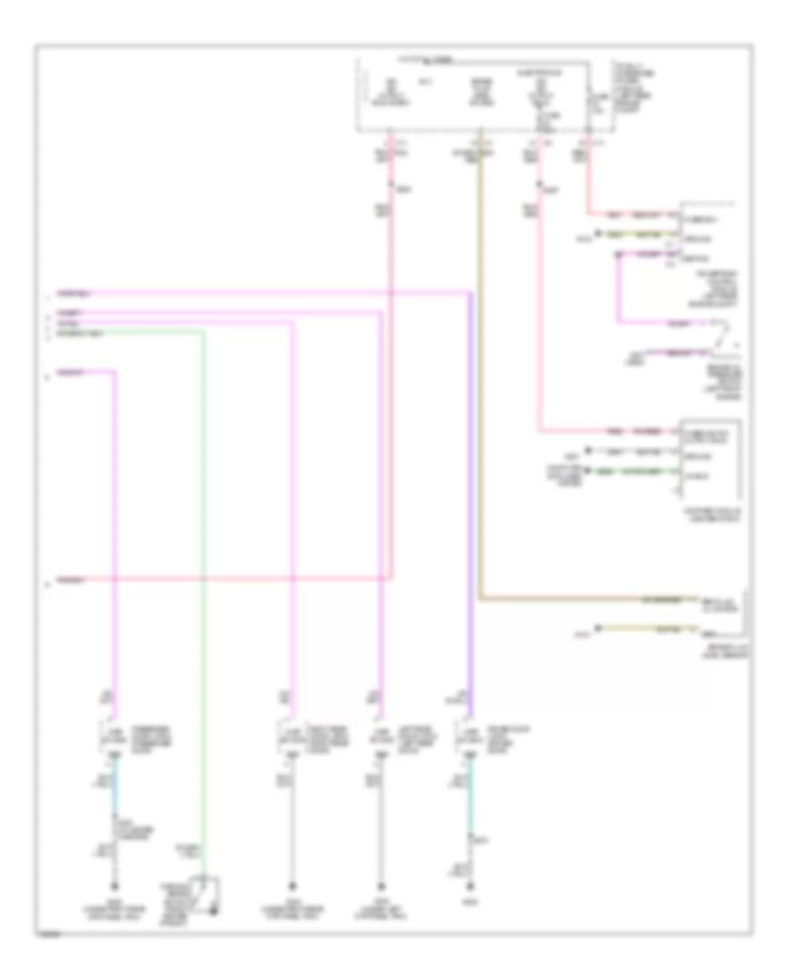 Instrument Cluster Wiring Diagram (2 of 2) for Jeep Patriot Sport 2009