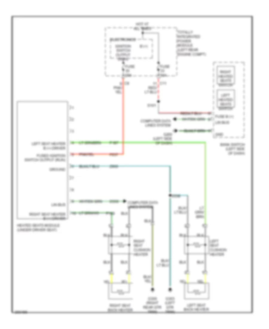 Power Seats Wiring Diagram for Jeep Patriot Sport 2009