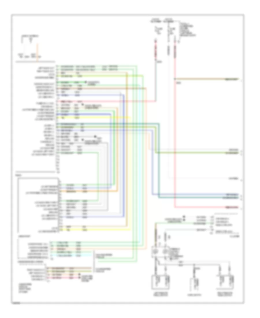 Radio Wiring Diagram, Premium (1 of 2) for Jeep Patriot Sport 2009