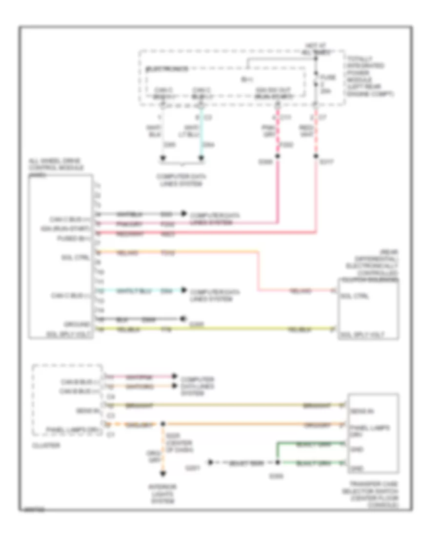 AWD Wiring Diagram for Jeep Patriot Sport 2009