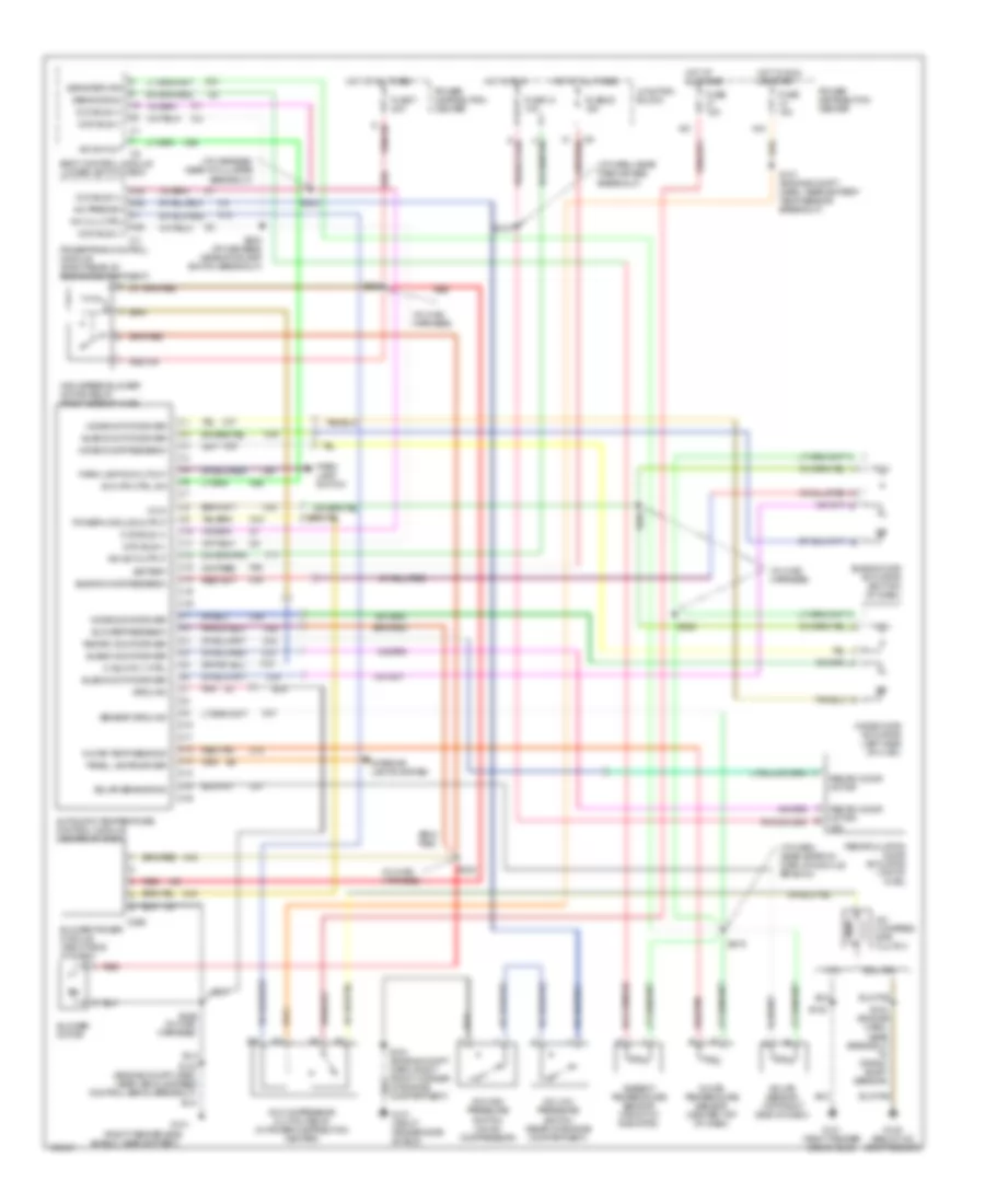 Air Conditioning Wiring Diagrams Auto A C for Jeep Grand Cherokee Limited 1998