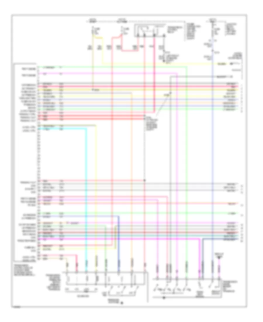 3 7L A T Wiring Diagram 42RLE 1 of 2 for Jeep Liberty Limited 2003