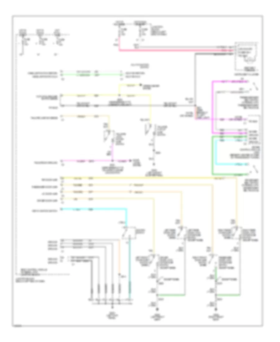Warning Systems Wiring Diagram for Jeep Liberty Limited 2003