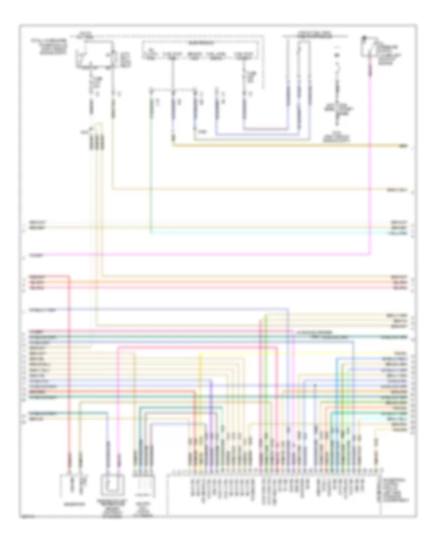 3.8L, Engine Performance Wiring Diagram (2 of 5) for Jeep Wrangler Rubicon 2009