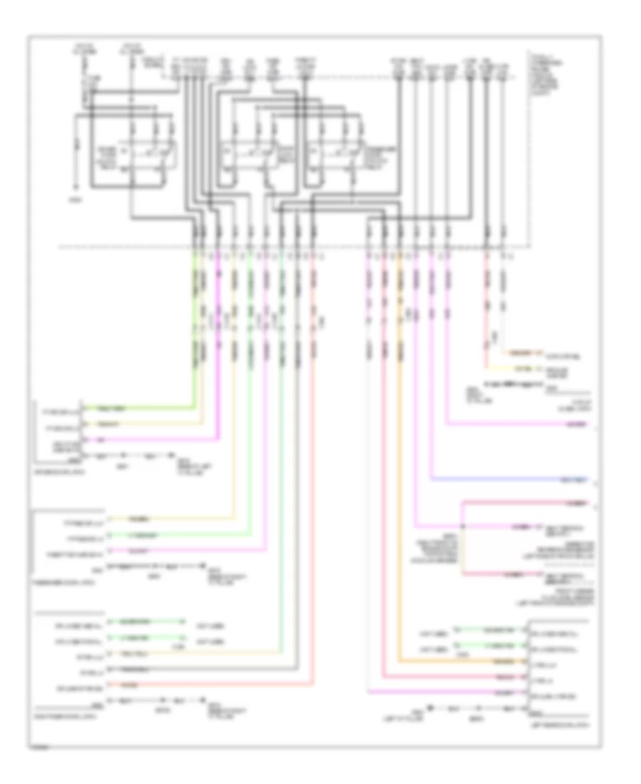 Forced Entry Wiring Diagram 1 of 2 for Jeep Grand Cherokee Laredo 2012
