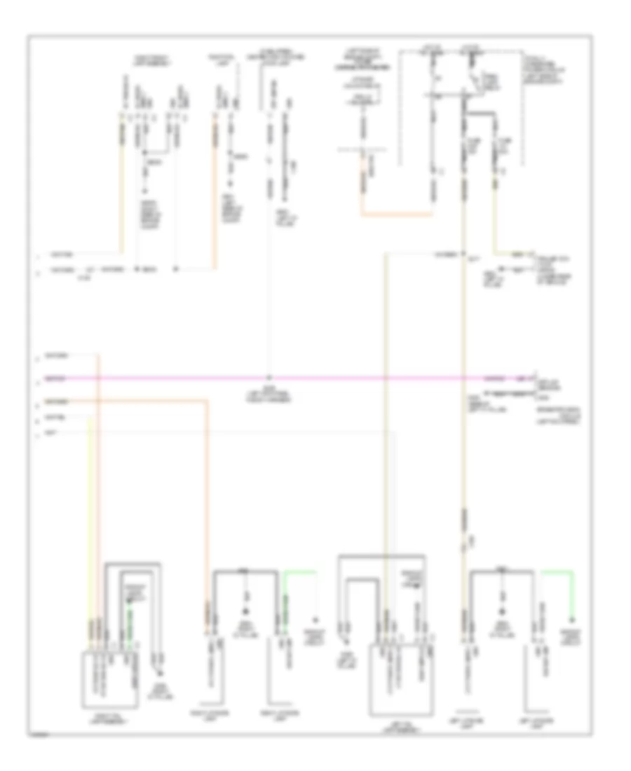 Exterior Lamps Wiring Diagram 2 of 2 for Jeep Grand Cherokee Laredo 2012