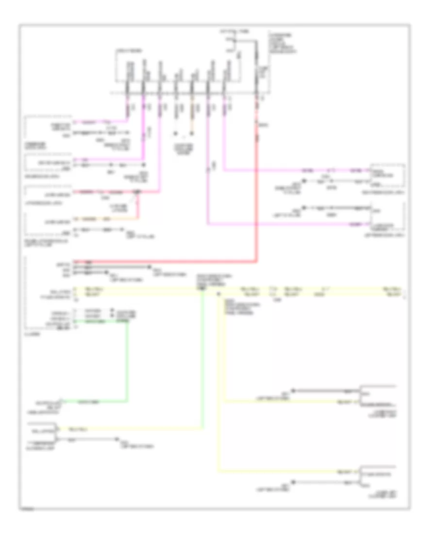 Courtesy Lamps Wiring Diagram 1 of 2 for Jeep Grand Cherokee Laredo 2012