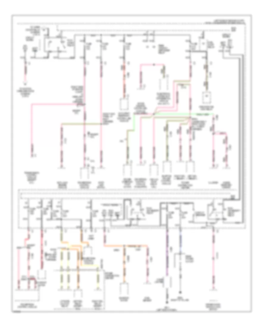 Power Distribution Wiring Diagram 3 of 4 for Jeep Grand Cherokee Laredo 2012