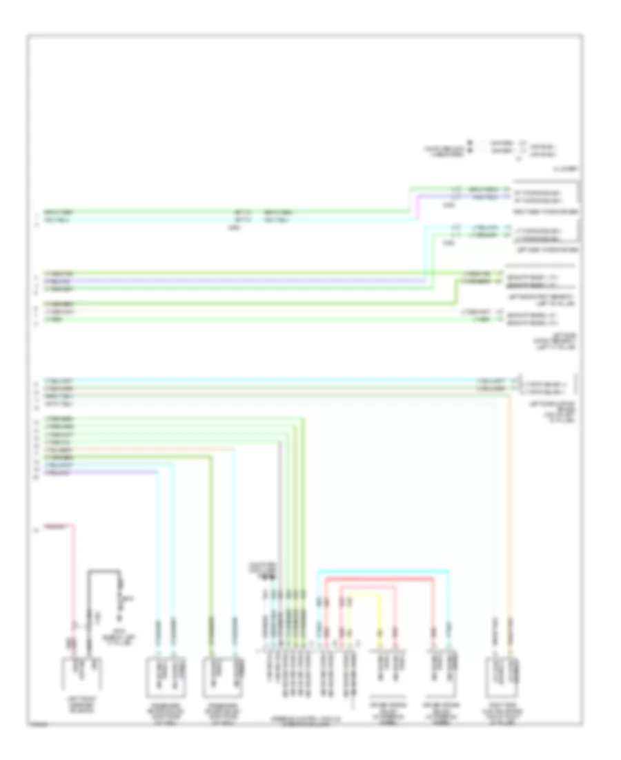 Supplemental Restraints Wiring Diagram 2 of 2 for Jeep Grand Cherokee Laredo 2012