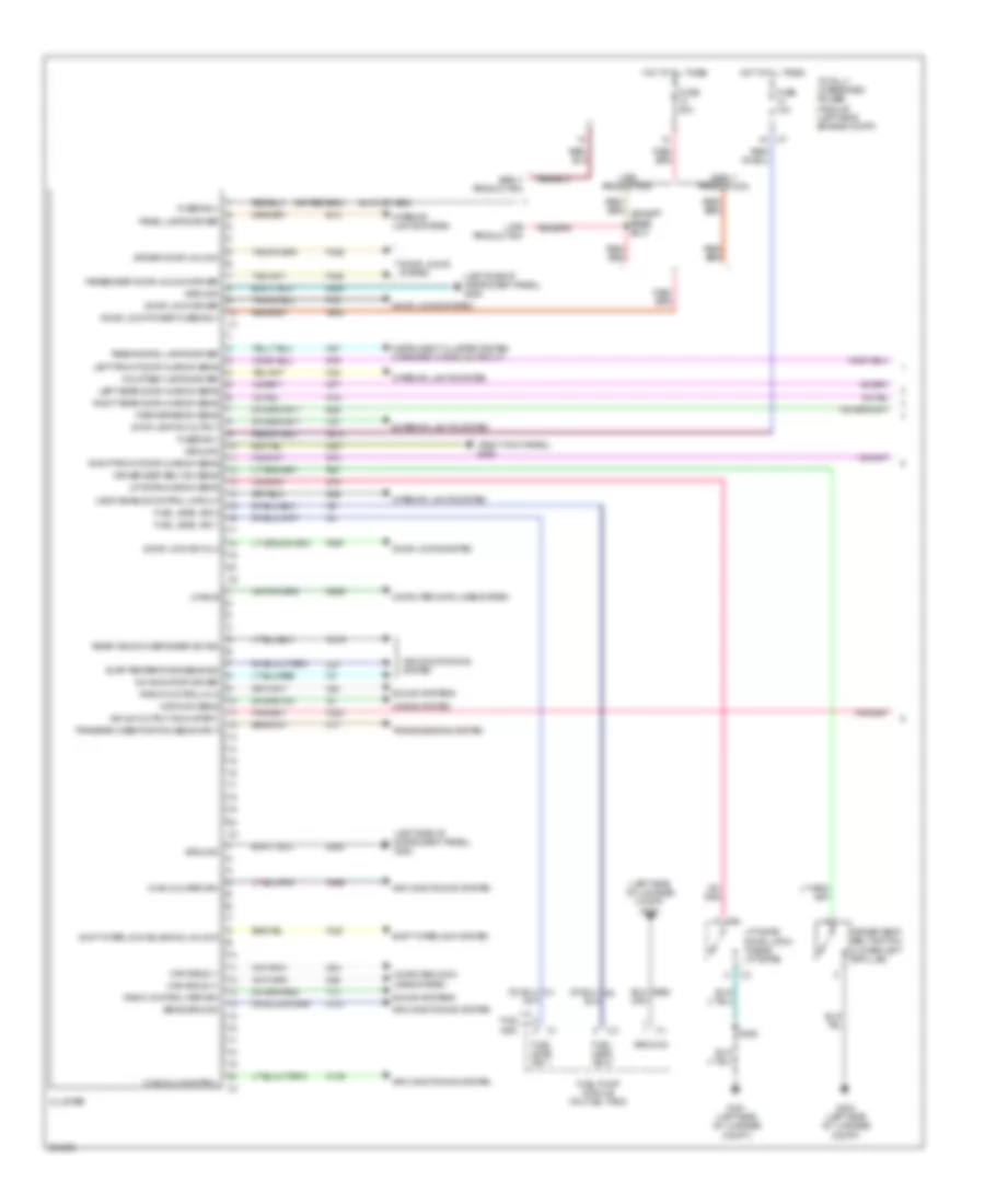 Instrument Cluster Wiring Diagram 1 of 2 for Jeep Compass Limited 2007