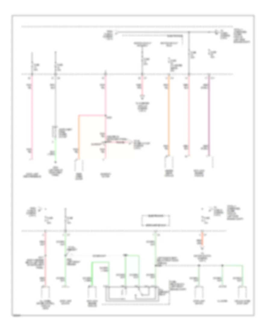 Power Distribution Wiring Diagram (2 of 4) for Jeep Compass Limited 2007