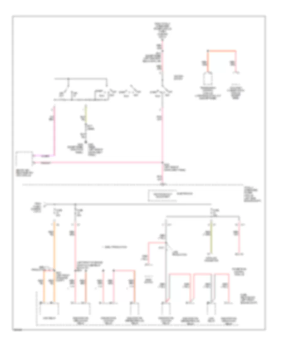 Power Distribution Wiring Diagram (3 of 4) for Jeep Compass Limited 2007