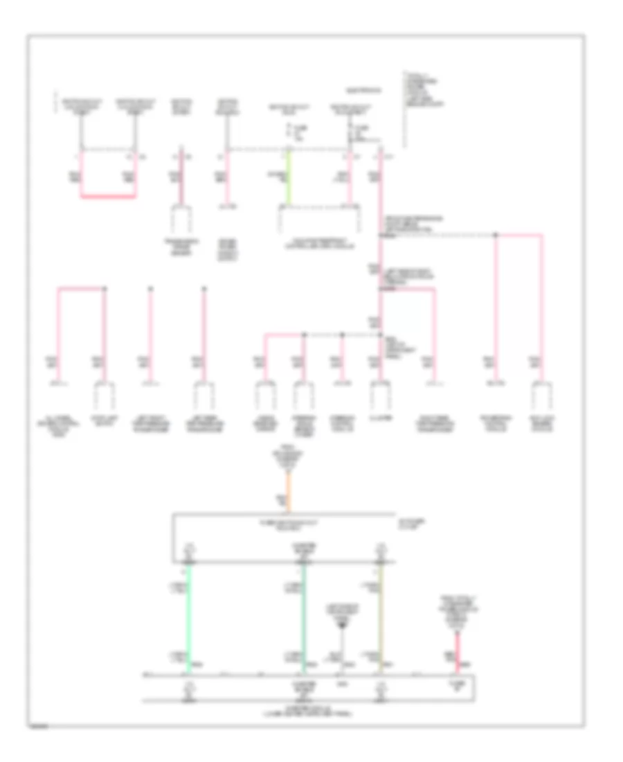 Power Distribution Wiring Diagram (4 of 4) for Jeep Compass Limited 2007