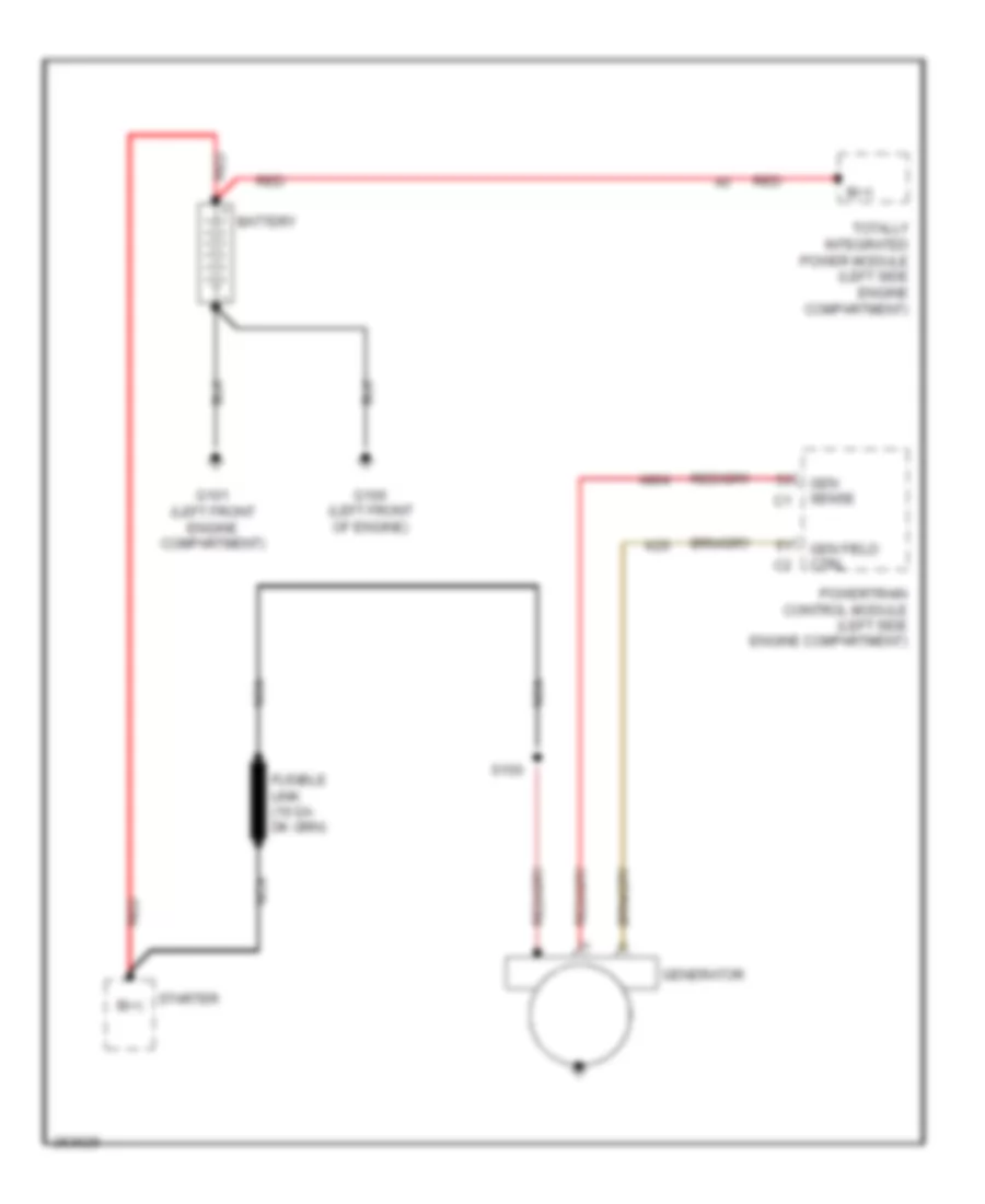 Charging Wiring Diagram for Jeep Compass Limited 2007