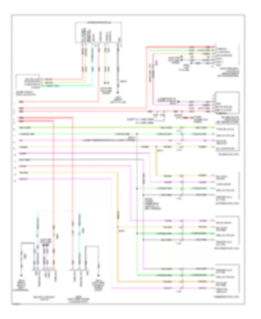 Forced Entry Wiring Diagram (2 of 2) for Jeep Grand Cherokee Summit 2014