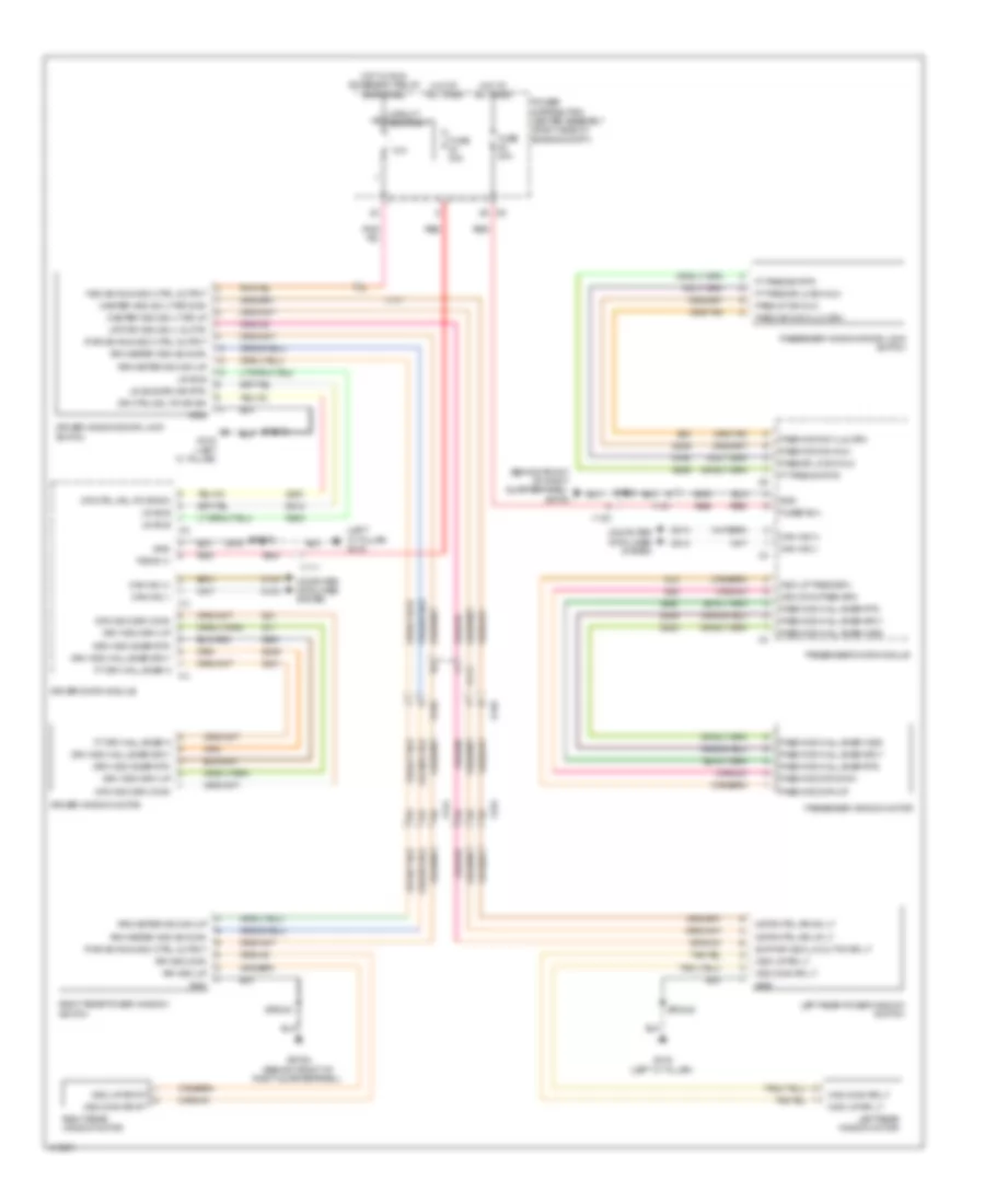 Power Windows Wiring Diagram for Jeep Grand Cherokee Summit 2014