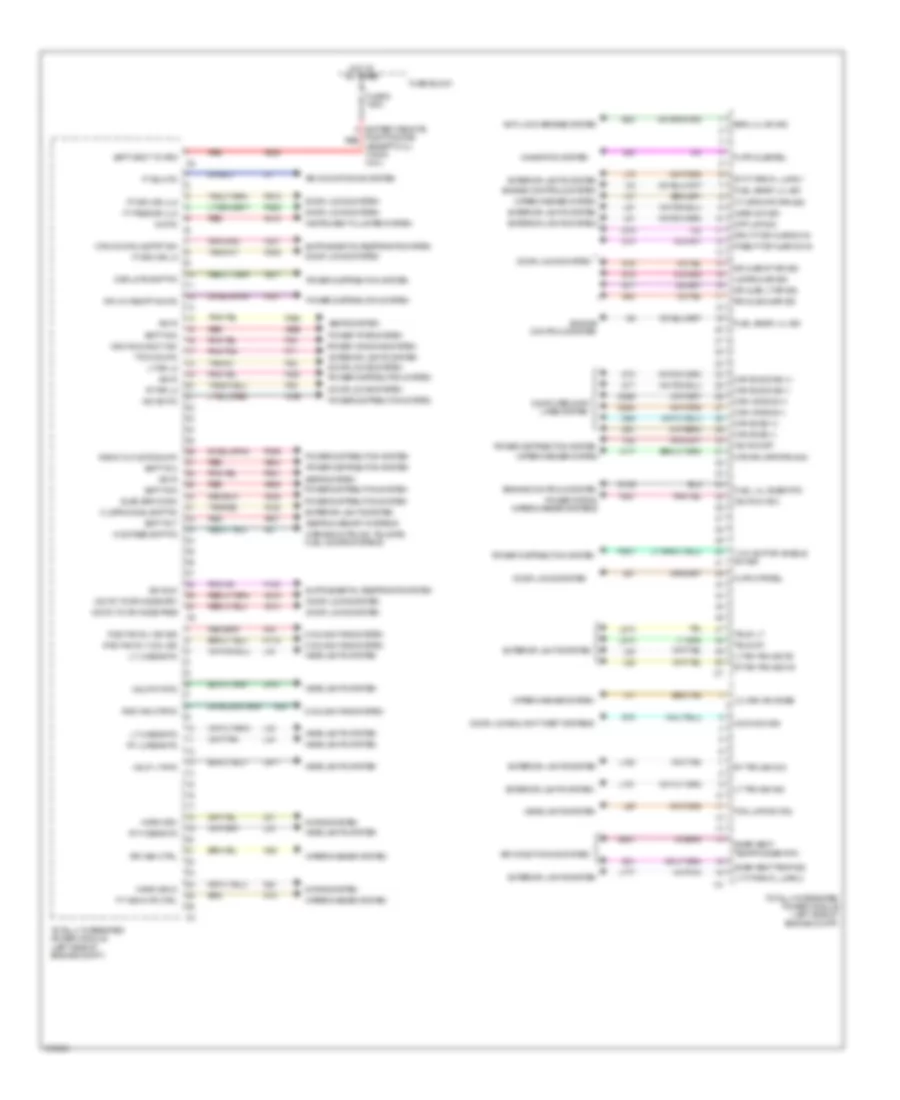 Body Control Modules Wiring Diagram 1 of 2 for Jeep Grand Cherokee Limited 2012