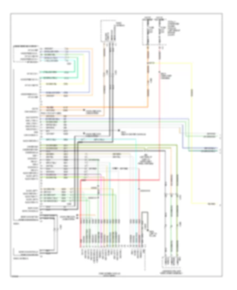Radio Wiring Diagram 1 of 3 for Jeep Grand Cherokee Limited 2012