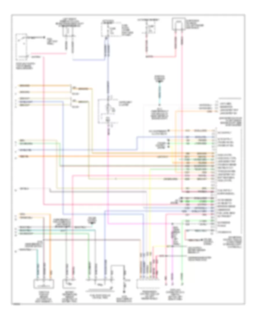 4.0L, Engine Performance Wiring Diagram (3 of 3) for Jeep Wrangler Rubicon 2003