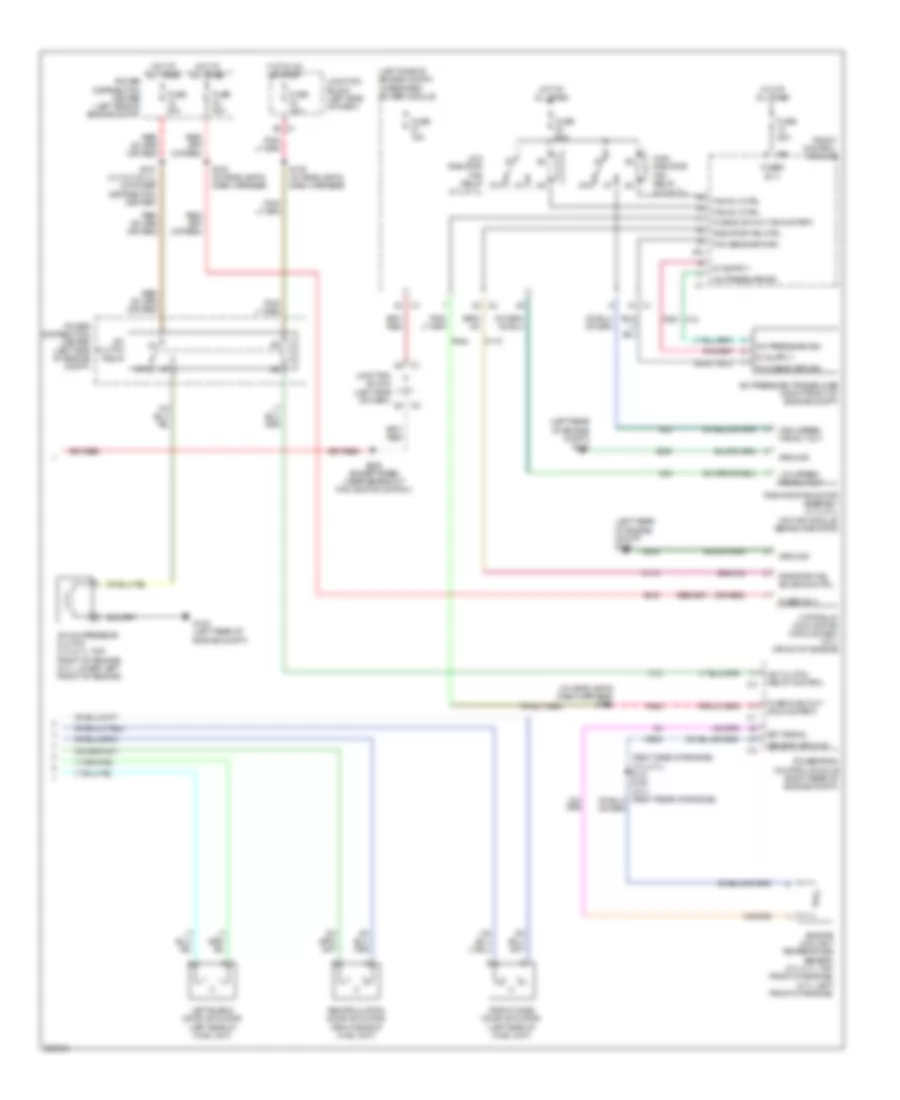 Automatic A C Wiring Diagram 2 of 2 for Jeep Grand Cherokee Laredo 2007