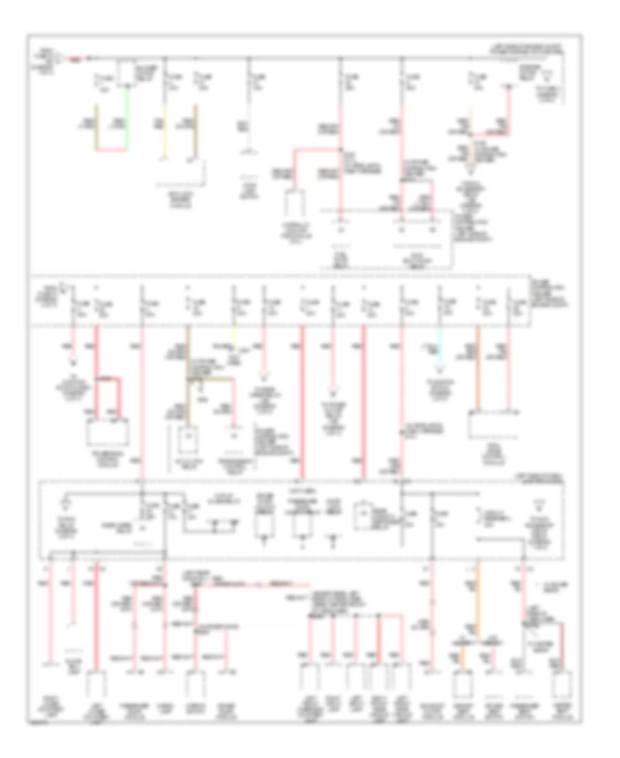 Power Distribution Wiring Diagram 2 of 3 for Jeep Grand Cherokee Laredo 2007