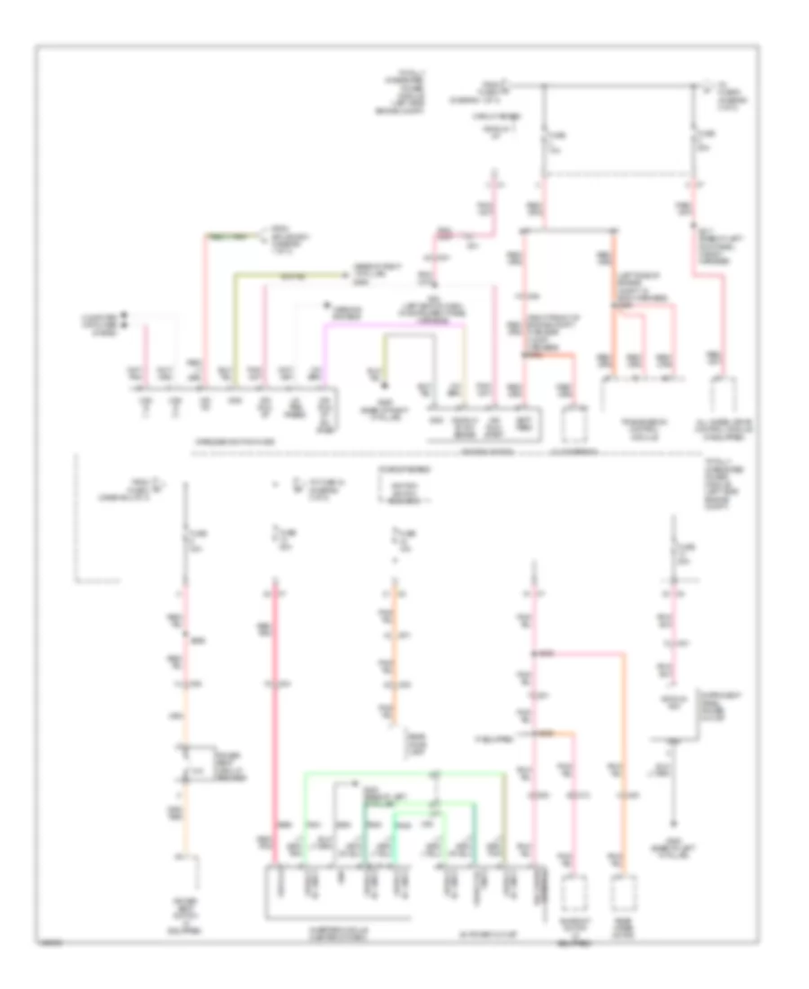Power Distribution Wiring Diagram (2 of 3) for Jeep Patriot Limited 2014