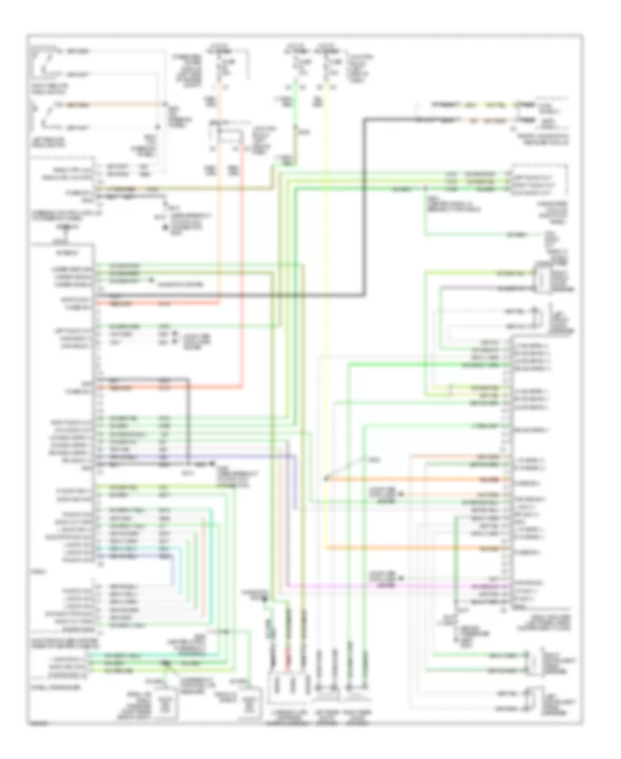 Radio Wiring Diagram, Premium for Jeep Grand Cherokee Limited 2007