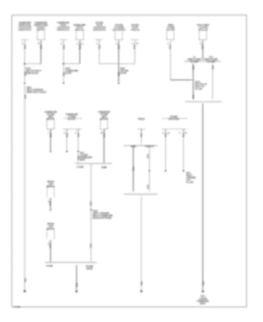 Ground Distribution Wiring Diagram 2 of 4 for Jeep Grand Cherokee Limited 1999