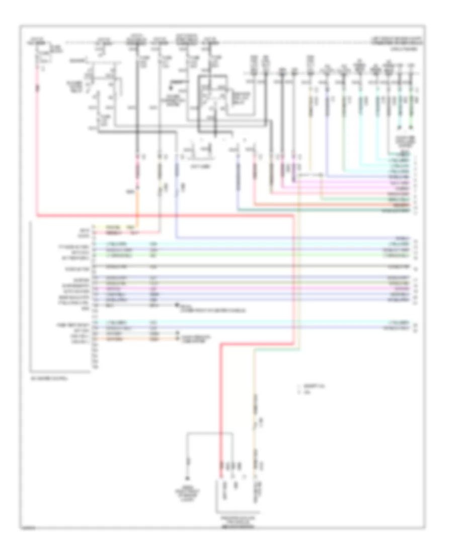 Manual A C Wiring Diagram 1 of 2 for Jeep Grand Cherokee SRT 8 2012