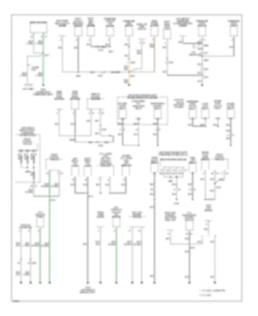Ground Distribution Wiring Diagram 2 of 3 for Jeep Commander Limited 2010