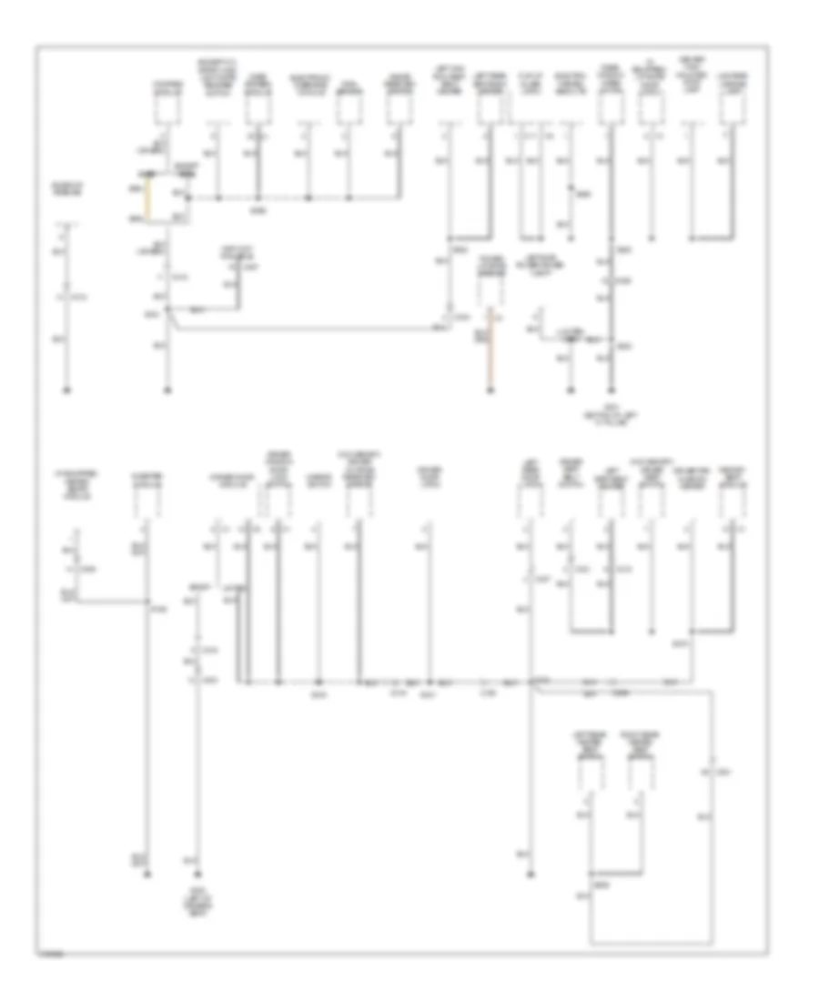 Ground Distribution Wiring Diagram 3 of 3 for Jeep Commander Limited 2010