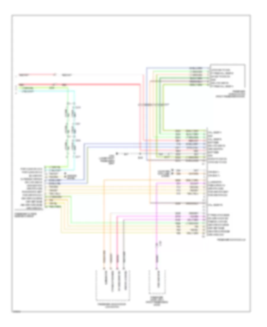 Memory Systems Wiring Diagram 3 of 3 for Jeep Commander Limited 2010
