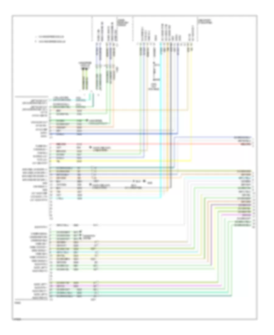 Radio Wiring Diagram (1 of 3) for Jeep Commander Limited 2010