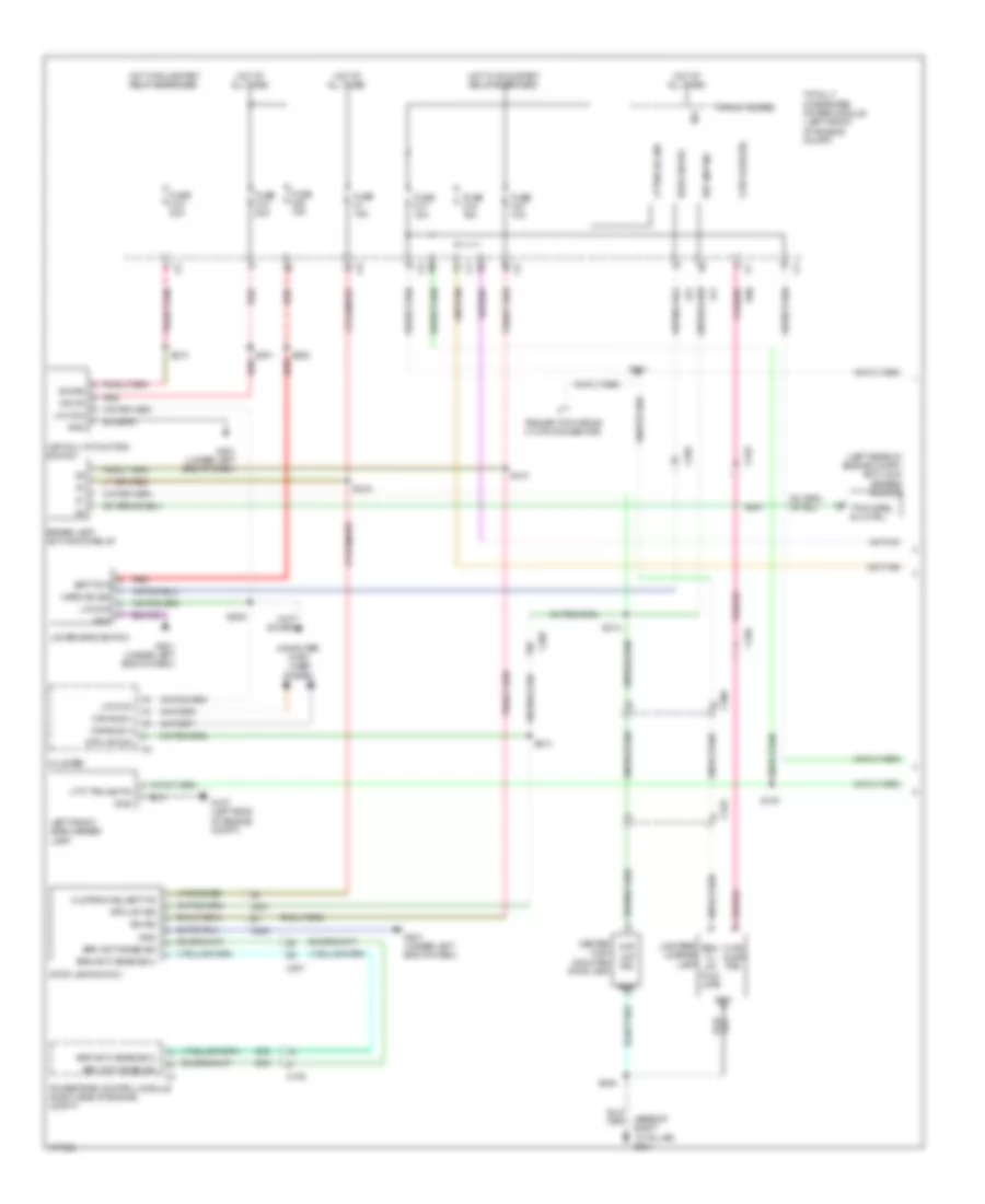 Exterior Lamps Wiring Diagram 1 of 2 for Jeep Liberty Limited 2012