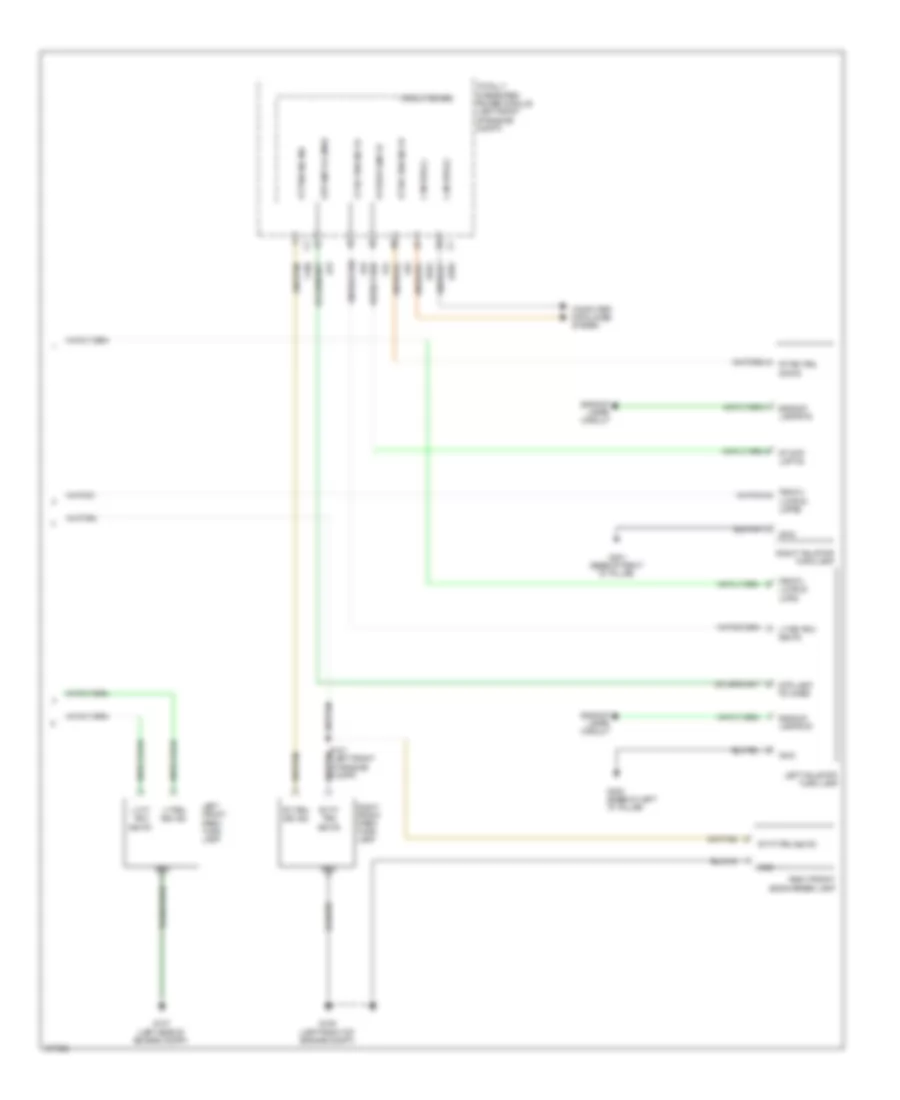 Exterior Lamps Wiring Diagram 2 of 2 for Jeep Liberty Limited 2012