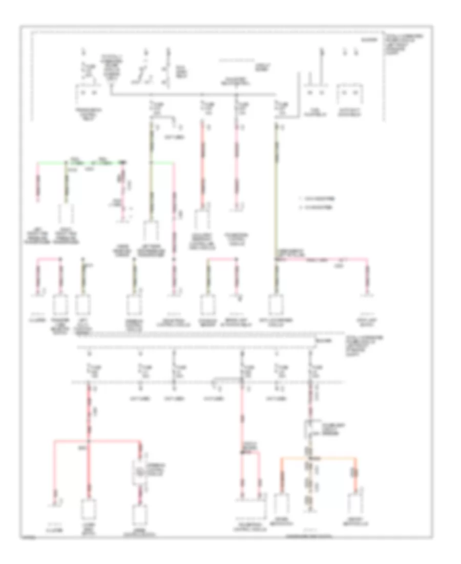 Power Distribution Wiring Diagram 2 of 3 for Jeep Liberty Limited 2012