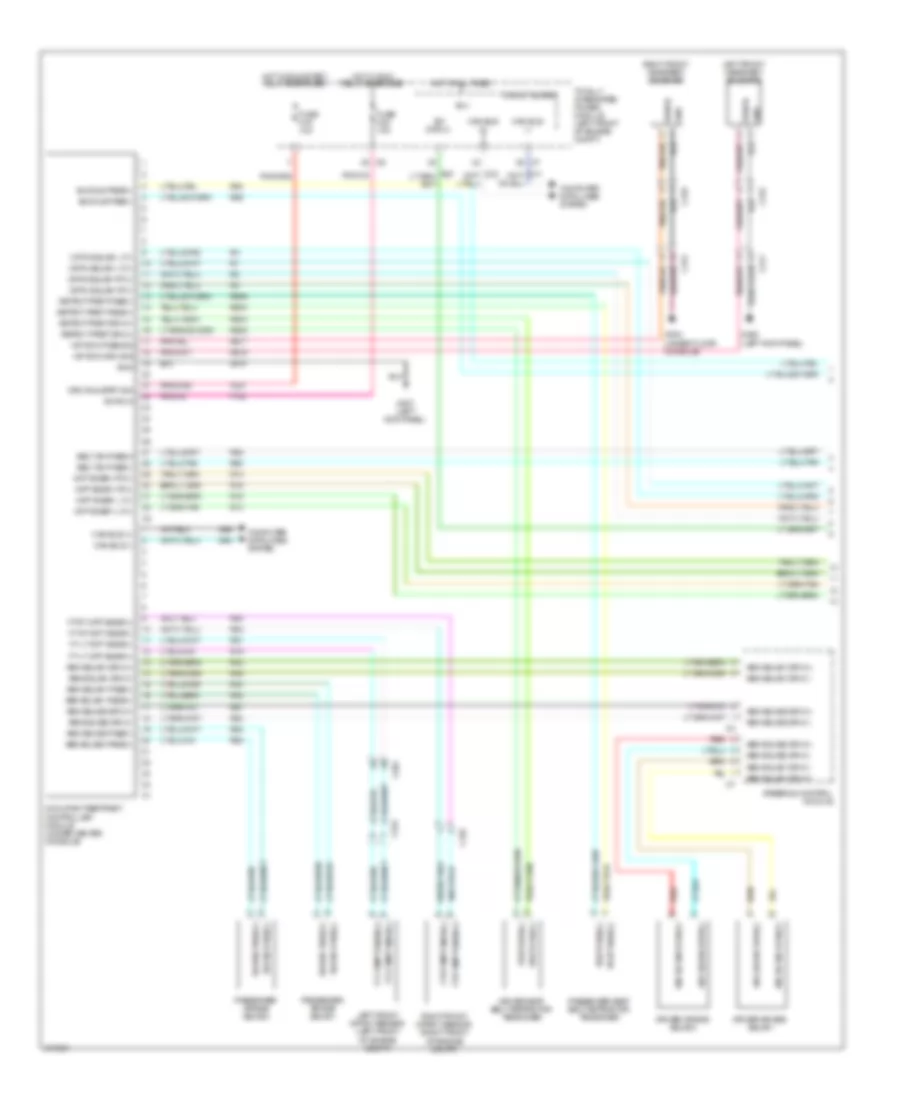 Supplemental Restraints Wiring Diagram 1 of 2 for Jeep Liberty Limited 2012