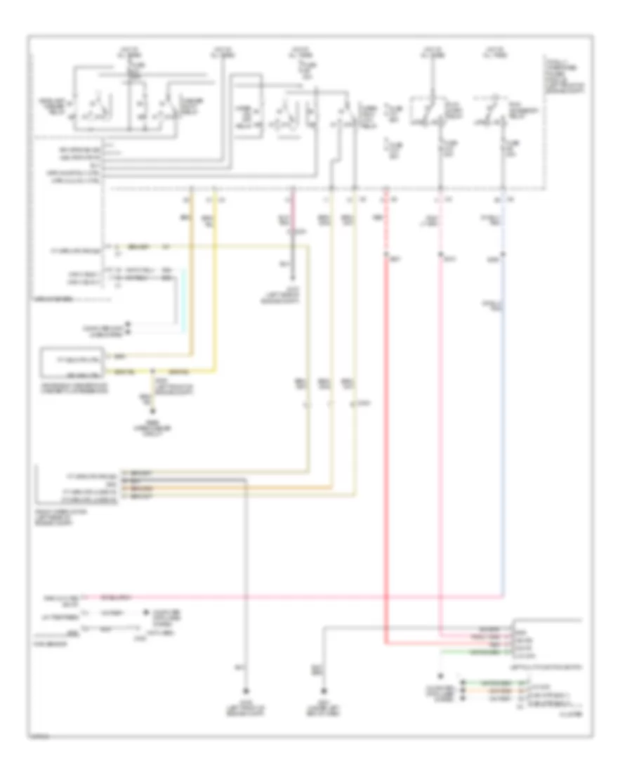 Front Wiper Washer Wiring Diagram for Jeep Liberty Limited 2012