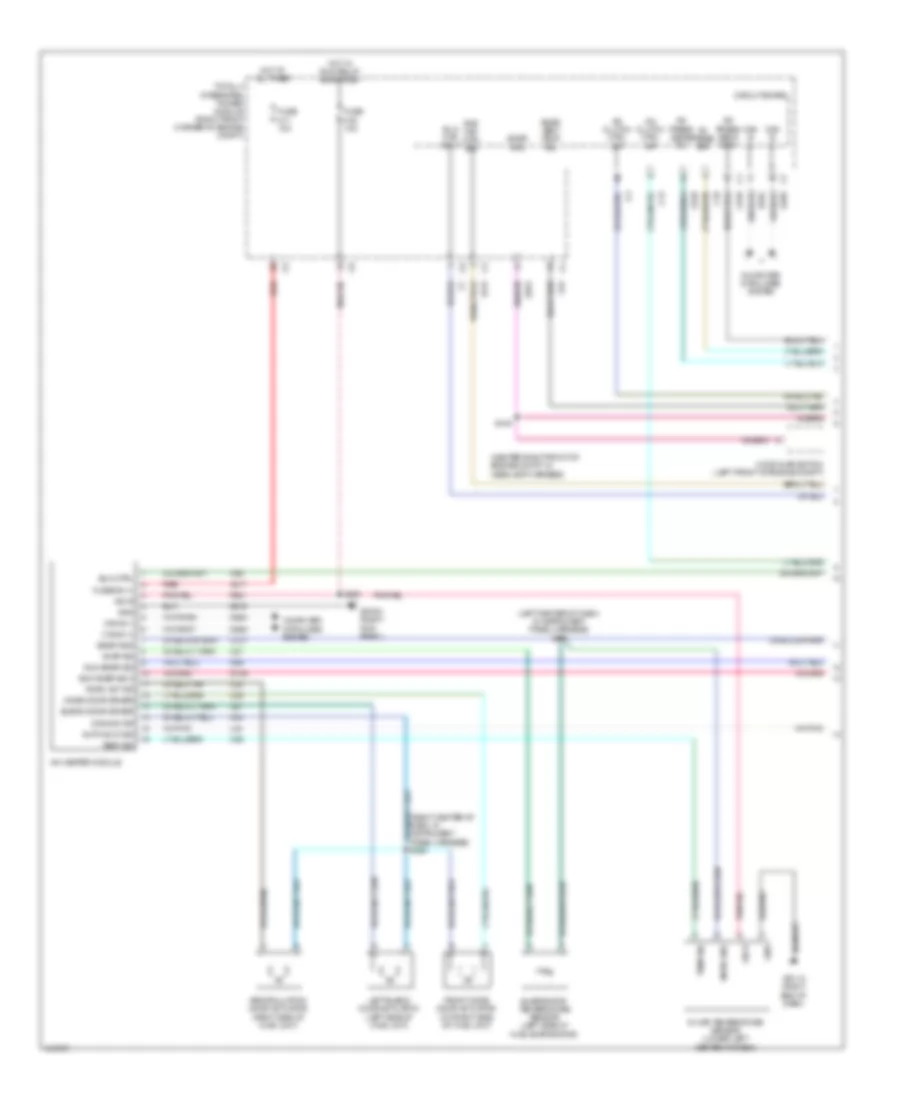 Электросхема кондиционера (1 из 2) для Jeep Wrangler Sahara 2014