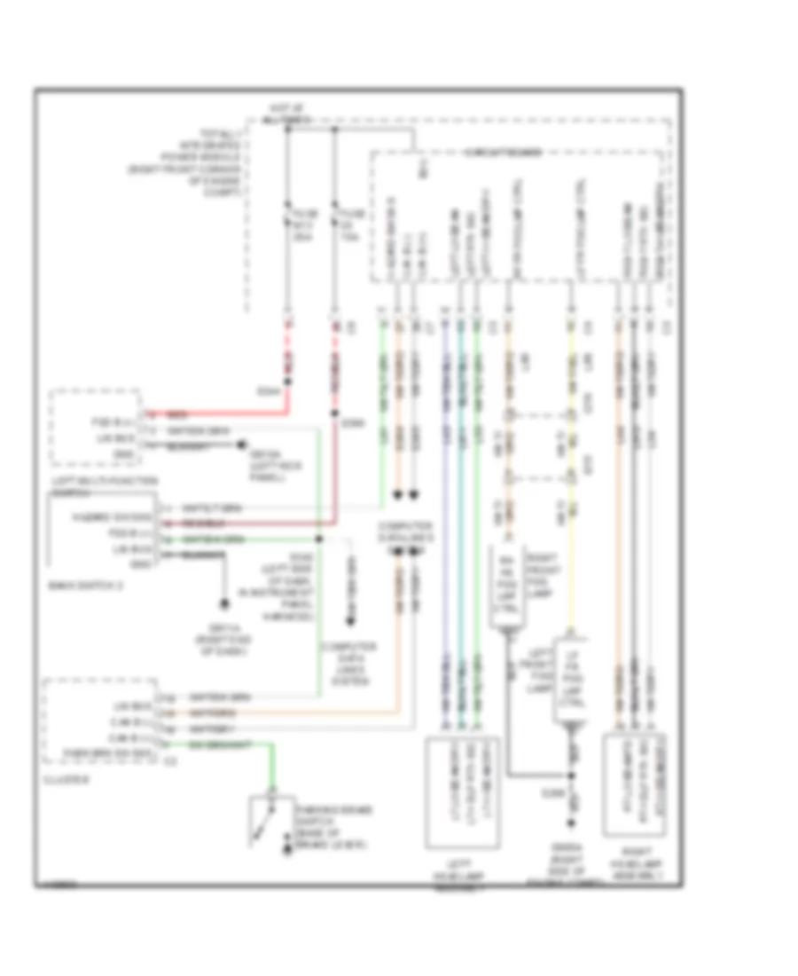 Headlights Wiring Diagram for Jeep Wrangler Sahara 2014