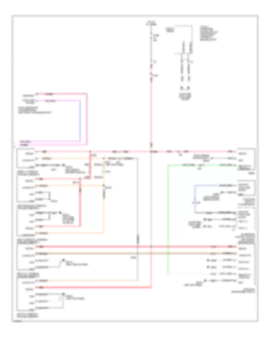 Power Door Locks Wiring Diagram 2 of 2 for Jeep Wrangler Sahara 2014