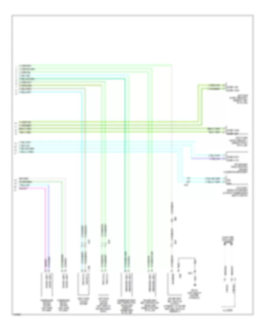 Supplemental Restraints Wiring Diagram 2 of 2 for Jeep Wrangler Sahara 2014