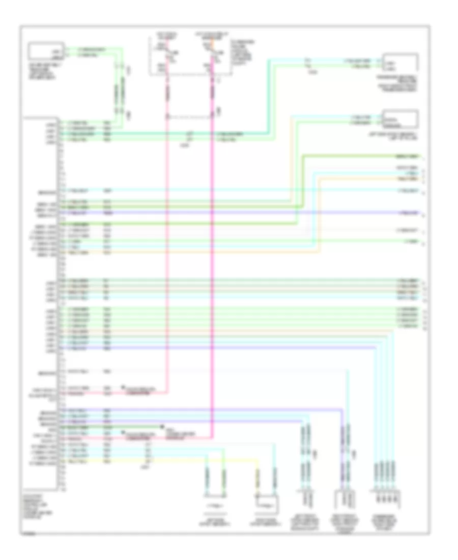 Supplemental Restraints Wiring Diagram 1 of 2 for Jeep Commander Sport 2010